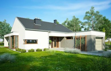 Каркасно-панельный дом AET-009