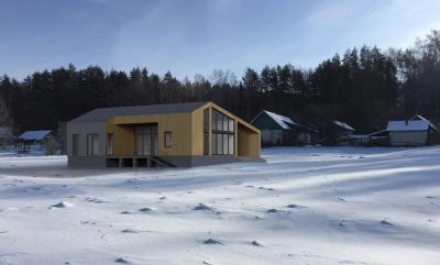 Быстровозводимый одноэтажный дом AET-026