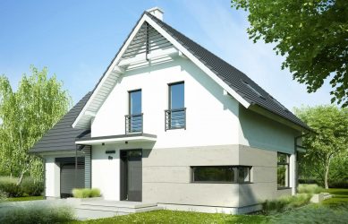 Быстровозводимый дом в современном стиле AET-014