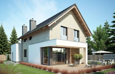 Быстровозводимый каркасно-панельный дом AET-010